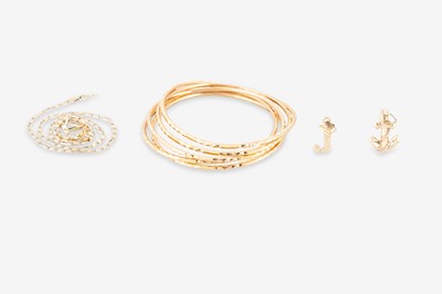 Lot 139 - A COLLECTION OF GOLD JEWELLERY, 5 x baby...