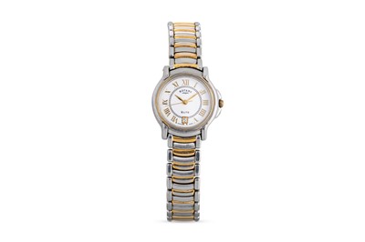 Lot 405 - A LADY'S ROTARY STAINLESS STEEL 'ELITE' QUARTZ...