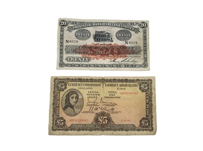 Lot 496 - A 1929 PROVINCIAL BANK OF IRELAND BANKNOTE,...