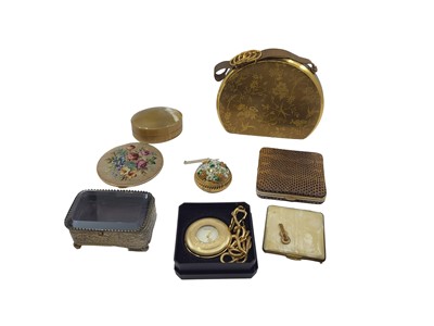 Lot 252 - A VERY INTERESTING COLLECTION OF MAKEUP CASES,...