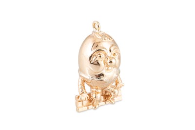 Lot 185 - AN UNUSUAL 9CT YELLOW GOLD "HUMPTY DUMPTY"...