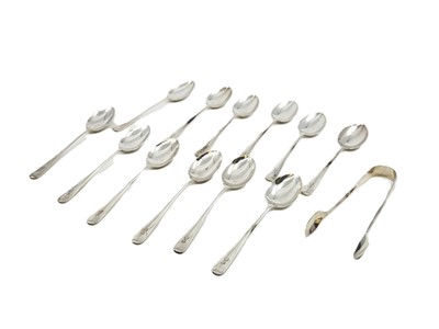 Lot 530 - A COLLECTION OF LATE VICTORIAN STERLING SILVER...