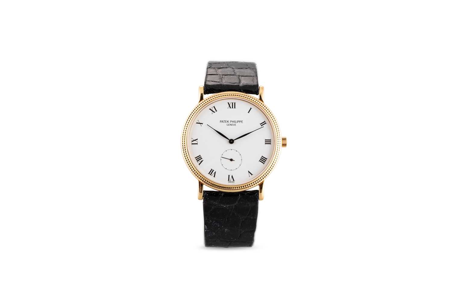 Lot 231 - A GENT'S VINTAGE PATEK PHILIPPE WRISTWATCH, in...