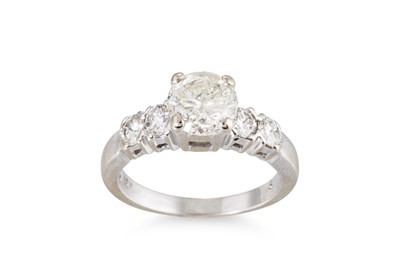 Lot 297 - A DIAMOND SOLITAIRE RING, the brilliant cut...