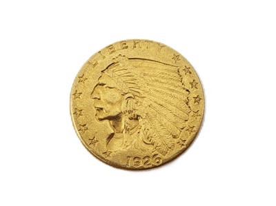 Lot 470 - A 1926 AMERICAN QUARTER EAGLE $2½ GOLD COIN, 0....