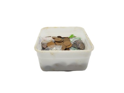Lot 480 - A FIVE KILO BOX OF MAINLY IRISH 1928-68 PENNY...