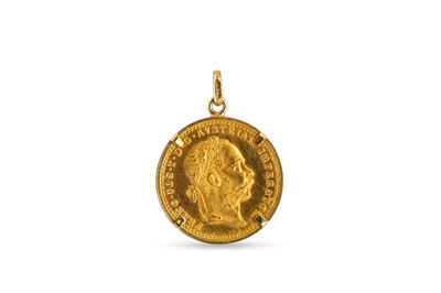 Lot 443 - AN AUSTRIAN HUNGARIAN 10 KRONA GOLD COIN, 1915,...