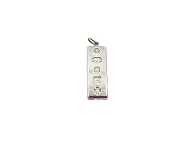 Lot 139 - A STERLING SILVER INGOT, .925, by Carr's of...