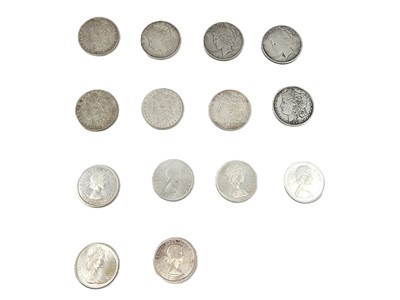 Lot 491 - A COLLECTION OF EIGHT X 1882-1924 AMERICAN 90%...