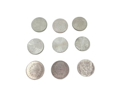 Lot 492 - A COLLECTION OF 16 SILVER COINS, mainly South...