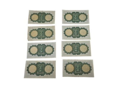 Lot 504 - EIGHT X 1941-1944 £1 WARCODE IRISH LAVERY...