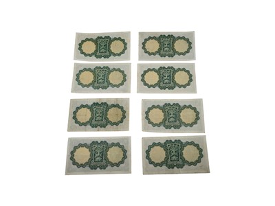 Lot 505 - EIGHT X 1941-1944 £1 WARCODE IRISH LAVERY...