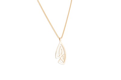 Lot 15 - AN ABSTRACT CELTIC PENDANT BY DECLAN KILLEN,...