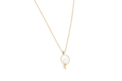 Lot 50 - A CULTURED PEARL SET PENDANT BY DECLAN KILLEN,...