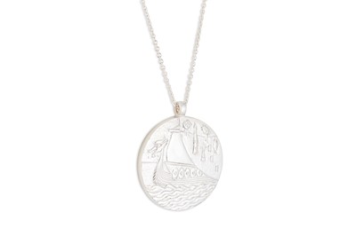 Lot 117 - A PENDANT BY DECLAN KILLEN, despicting a...