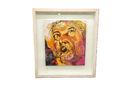 Lot 421 - TOM BYRNE, (Irl Contemporary) untitled head,...