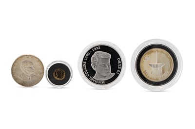 Lot 457 - A 2012 €10 SILVER & A €20 GOLD MICHAEL COLLINS...