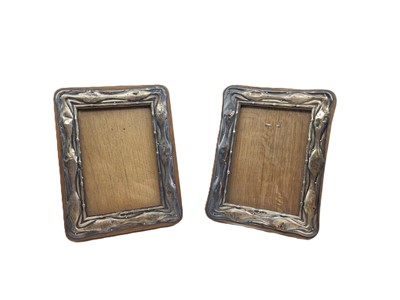 Lot 524 - A PAIR OF EDWARDIAN ANTIQUE ART NOUVEAU .925...