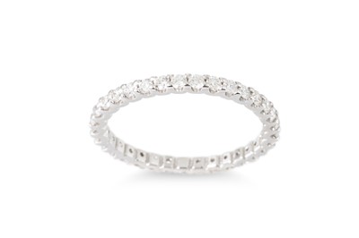 Lot 152 - A DIAMOND FULL ETERNITY RING, mounted in 18ct...