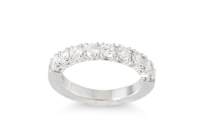 Lot 178 - A DIAMOND HALF ETERNITY RING, mounted in 18ct...