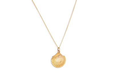 Lot 342 - A 9CT GOLD AND CULTURED PEARL PENDANT,...