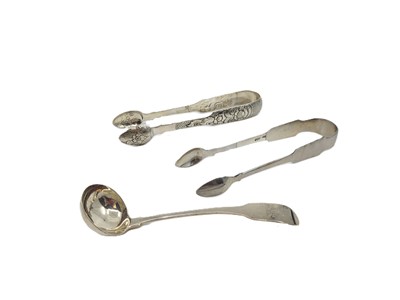 Lot 448 - ANTIQUE IRISH SILVER ITEMS TO INCLUDE .925, a...