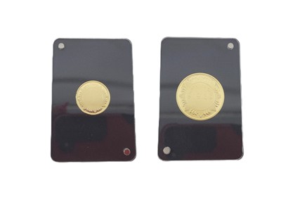 Lot 356 - A PAIR OF 1916 EASTER RISING FINE GOLD...