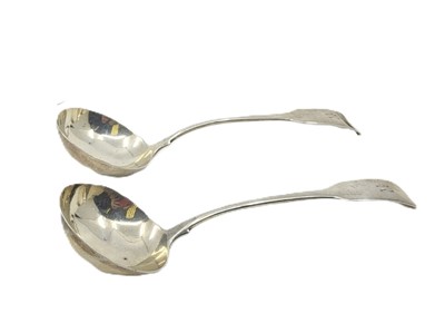 Lot 476 - A PAIR OF IRISH ANTIQUE SILVER (.925) WILLIAM...