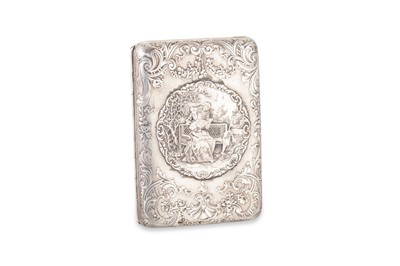Lot 519 - AN ANTIQUE SILVER BOX, most likely French, A T...