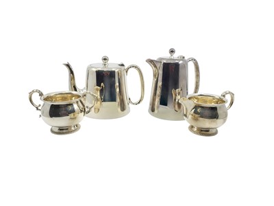 Lot 529 - MODERN SILVER-PLATED HOTEL WARE, tea and...