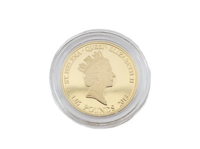 Lot 370 - A 2013 ST HELENA ELIZABETH II GOLD ONE GUINEA...