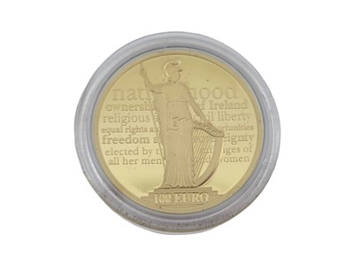 Lot 372 - A 2016 IRISH GOLD PROOF €100 COIN 100TH...