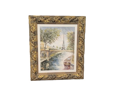 Lot 594 - FRENCH SCHOOL, 20th Century, A view of the...