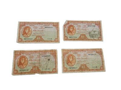 Lot 377 - CONSECUTIVE LADY LAVERY IRISH BANKNOTES: 4 x...
