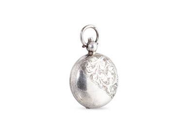 Lot 26 - AN ANTIQUE SILVER SOVEREIGN CASE, Birmingham...