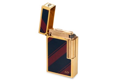 Lot 454 - AN S.J. DUPONT (PARIS) GOLD PLATED GAS FILLED...