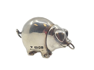 Lot 367 - A MODERN NOVELTY STERLING SILVER TAPE MEASURE,...