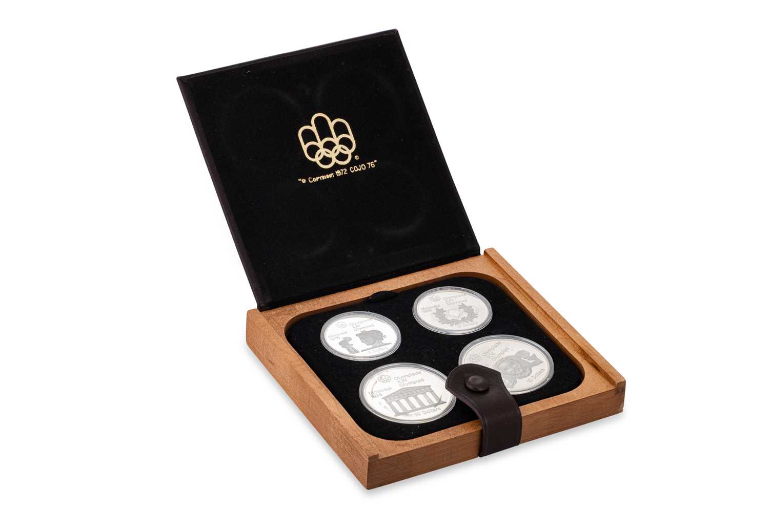 Lot 406 - A 1974 CANADIAN PROOF SILVER FOUR COIN SET,...