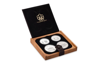 Lot 406 - A 1974 CANADIAN PROOF SILVER FOUR COIN SET,...