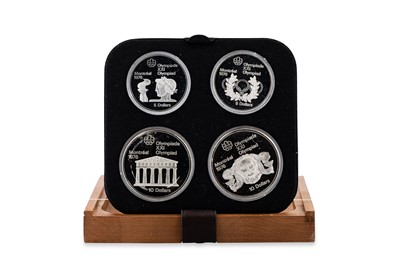 Lot 406 - A 1974 CANADIAN PROOF SILVER FOUR COIN SET,...