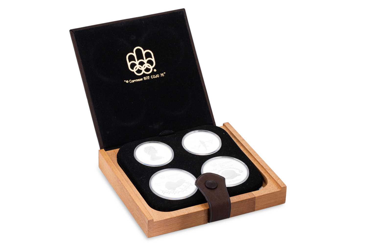 Lot 407 - A 1974 CANADIAN PROOF SILVER FOUR COIN SET,...