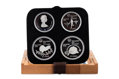 Lot 407 - A 1974 CANADIAN PROOF SILVER FOUR COIN SET,...