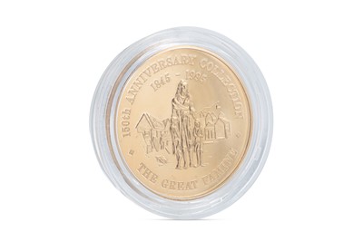 Lot 408 - A 1995 1 OZ 9CT GOLD GREAT FAMINE MEDALLION,...