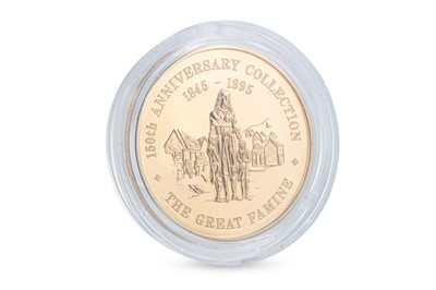 Lot 409 - A 1995 1 OZ 9CT GOLD GREAT FAMINE MEDALLION,...