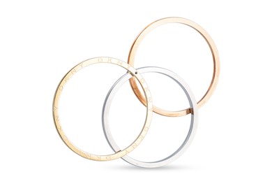 Lot 88 - A COSTUME JEWELLERY DKNY BANGLE