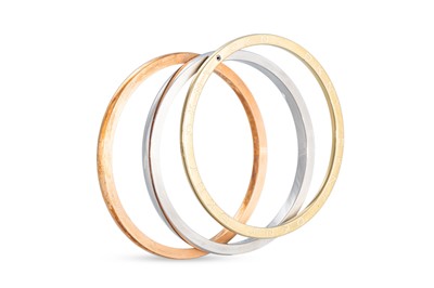 Lot 88 - A COSTUME JEWELLERY DKNY BANGLE