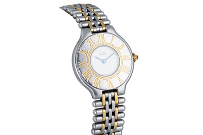 Lot 338 - A CARTIER 21 MUST DE CARTIER WATCH, quartz...