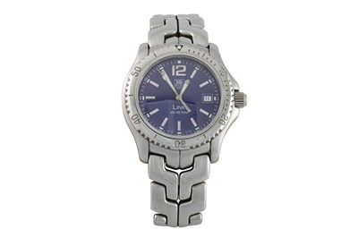 Lot 515 - A GENT'S STAINLESS STEEL TAG HEUER PERPETUAL...