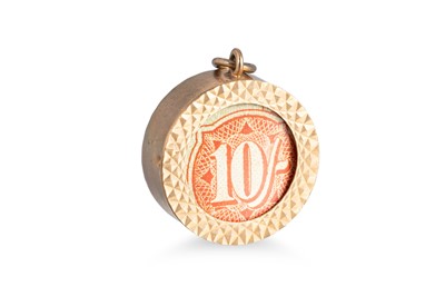 Lot 59 - THREE 9CT GOLD LOOSE CHARMS, together with a...