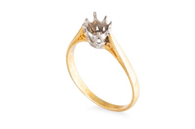 Lot 63 - TWO 18CT YELLOW GOLD RING SHANKS, gw 4.9 g.